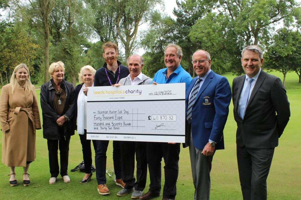 The Norman Hunter Golf Days have raised over £41,000 for Leeds Cancer Centre
