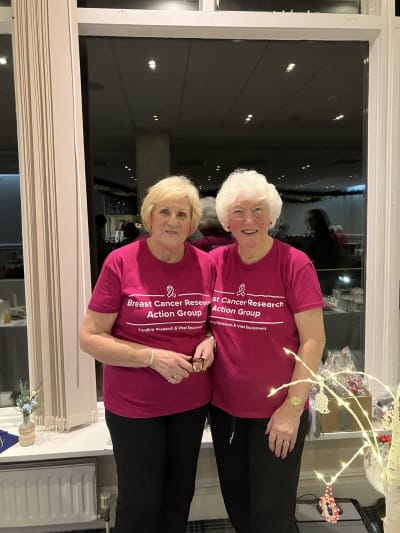 Fundraisers from the Breast Cancer Research Action Group - a Linked Charity of Leeds Hospitals Charity