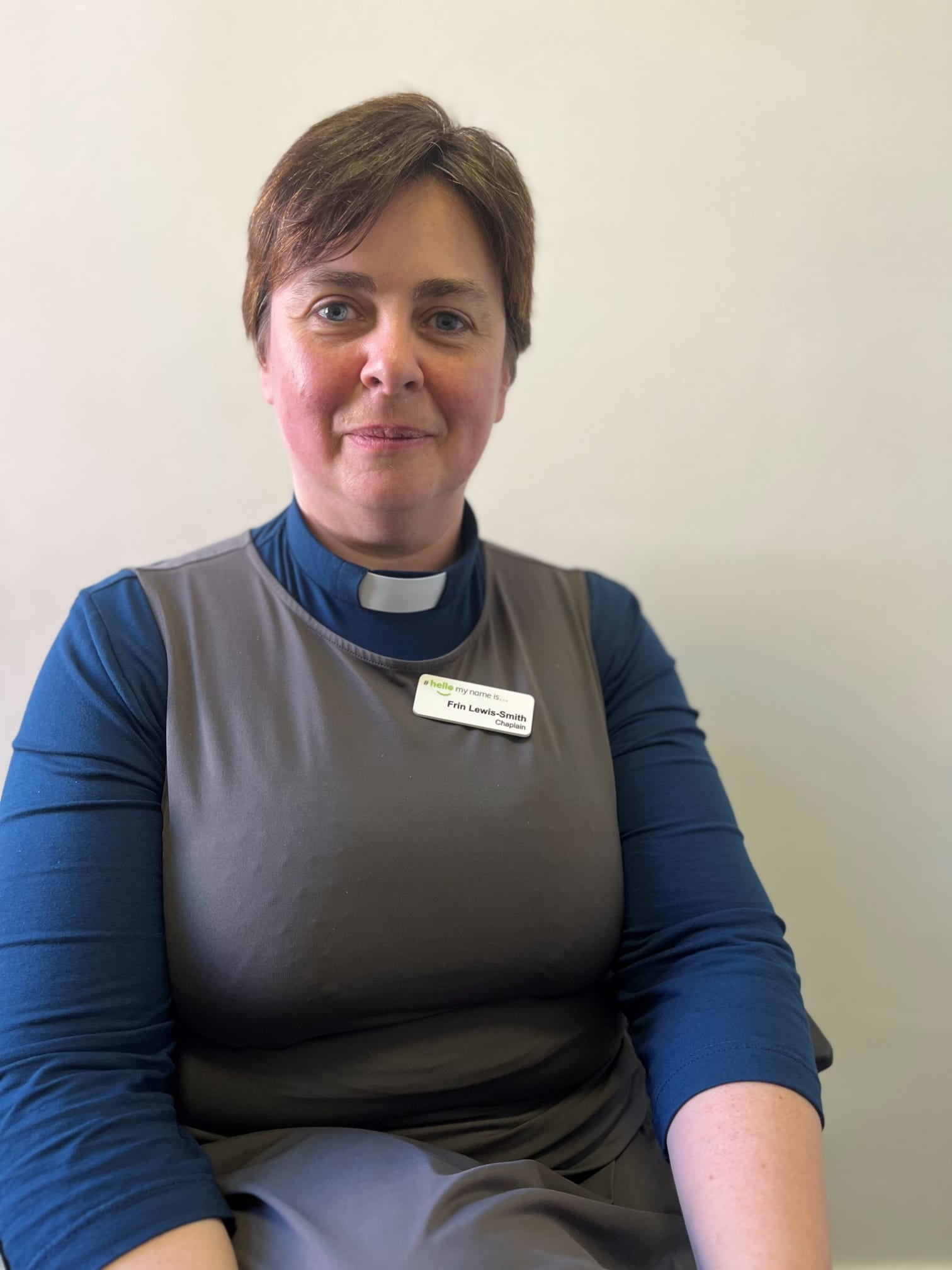 Photo of Frin, Specialist Chaplain at Leeds Teaching Hospitals