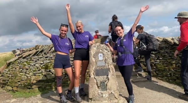 Fundraisers take on the Yorkshire Three Peaks in support of Leeds Hospitals Charity