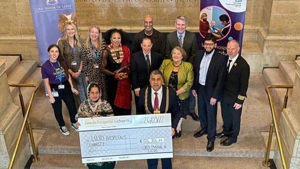 Lord Mayor’s charity partnership raises over £125,000 to support NHS hospitals in Leeds