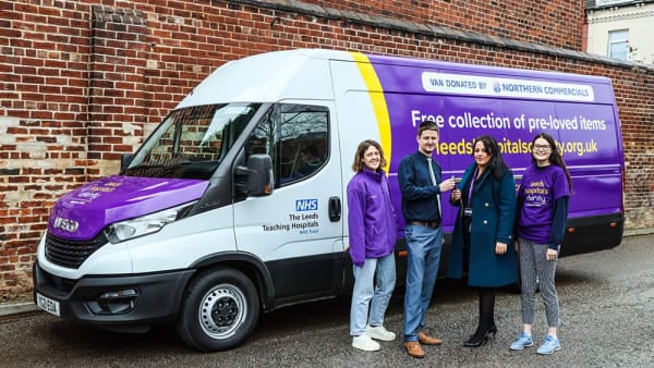 Gifted van enables hospital charity shops to pick up donations from local community